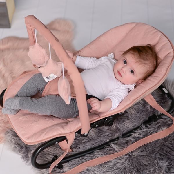 Lorelli Houpací lehátko Lorelli ROCK STAR LUXE CAMEO ROSE STARS - obrázek 8