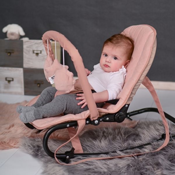 Lorelli Houpací lehátko Lorelli ROCK STAR LUXE CAMEO ROSE STARS - obrázek 9