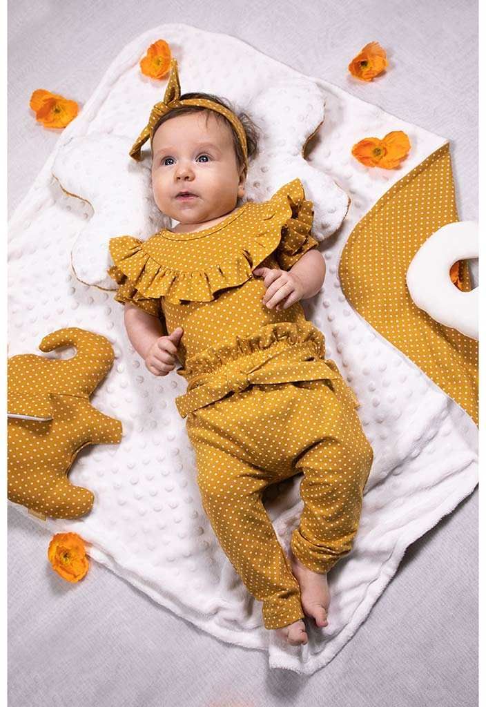 Kojenecké bavlněné body s krátkým rukávem Nicol Michelle 74 (6-9m) - obrázek 2