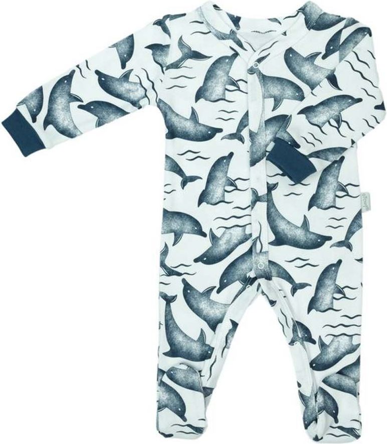 Kojenecký bavlněný overal Nicol Dolphin 68 (4-6m) - obrázek 1