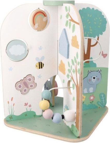 Adam Toys Adam Toys Dřevěné centrum dobrodružných aktivit v lese - mátové - obrázek 6