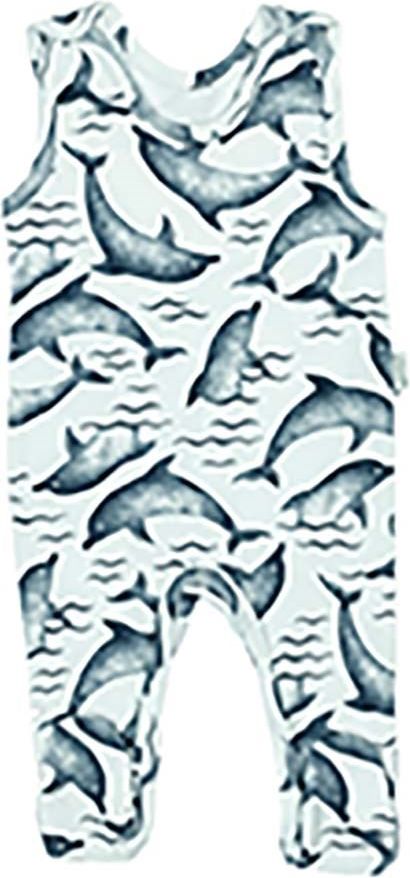 Nicol Kojenecké bavlněné dupačky Nicol Dolphin Modrá 74 (6-9m) - obrázek 1