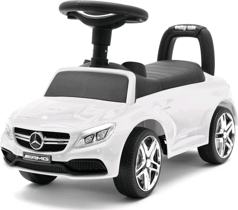 BABY MIX Odrážedlo Mercedes Benz AMG C63 Coupe Baby Mix bílé Bílá - obrázek 1
