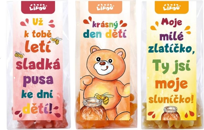 Vyrobeno v ČR Medvídkový čaj - balíček Den dětí střední 3 x 50g - obrázek 1