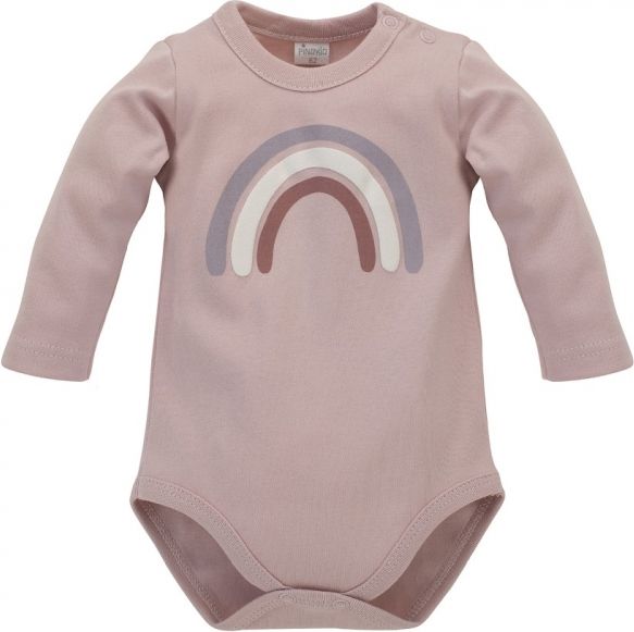 PINOKIO Pinokio Body dlouhý rukáv Happiness - Duha, lila - obrázek 1