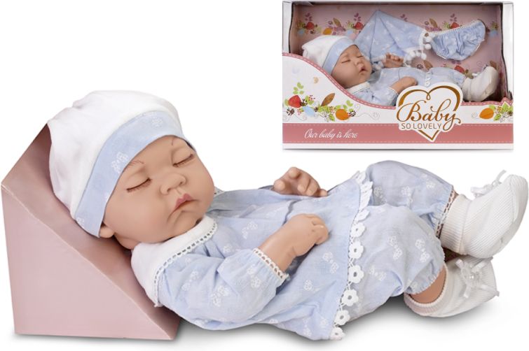 TULIMI Tulimi Luxusní panenka/miminko Baby so Lovely - modrá - obrázek 1