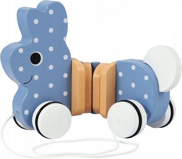 Trefl Trefl Edukační dřevěná hračka Zajíček, modrá - obrázek 1