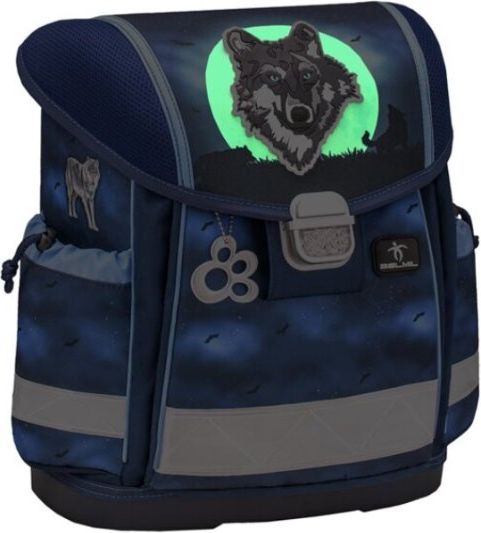 Školní aktovka Belmil Vlk Wolf Moon 3 dílný set - obrázek 6