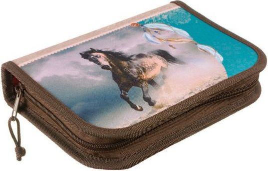 Školní jednopatrový penál Kůň Wild Horse Stil - obrázek 3