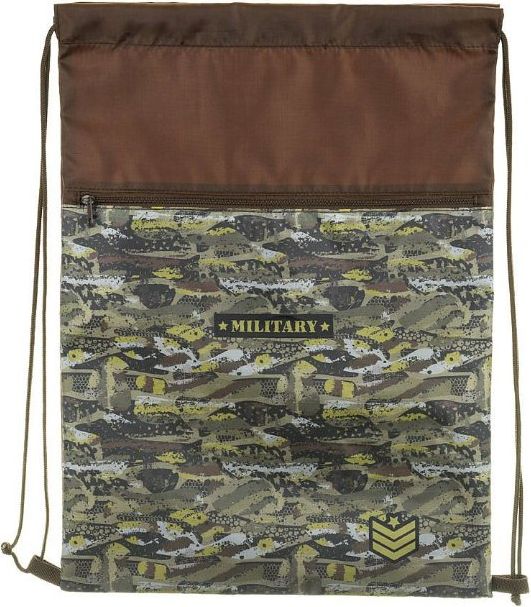 Pytlík na přezůvky a cvičky Stil Military - obrázek 2