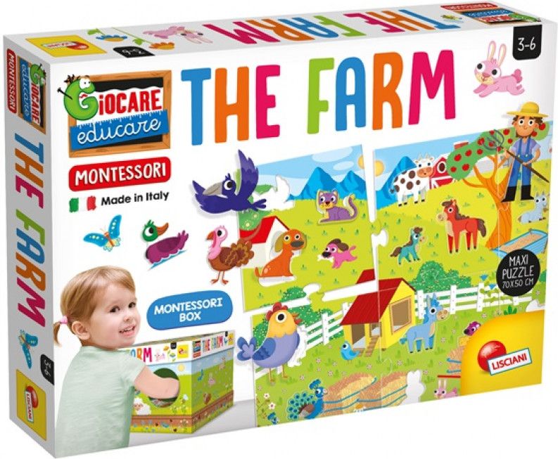 Lisciani Giocare Educare - Montessori The Farm - obrázek 1