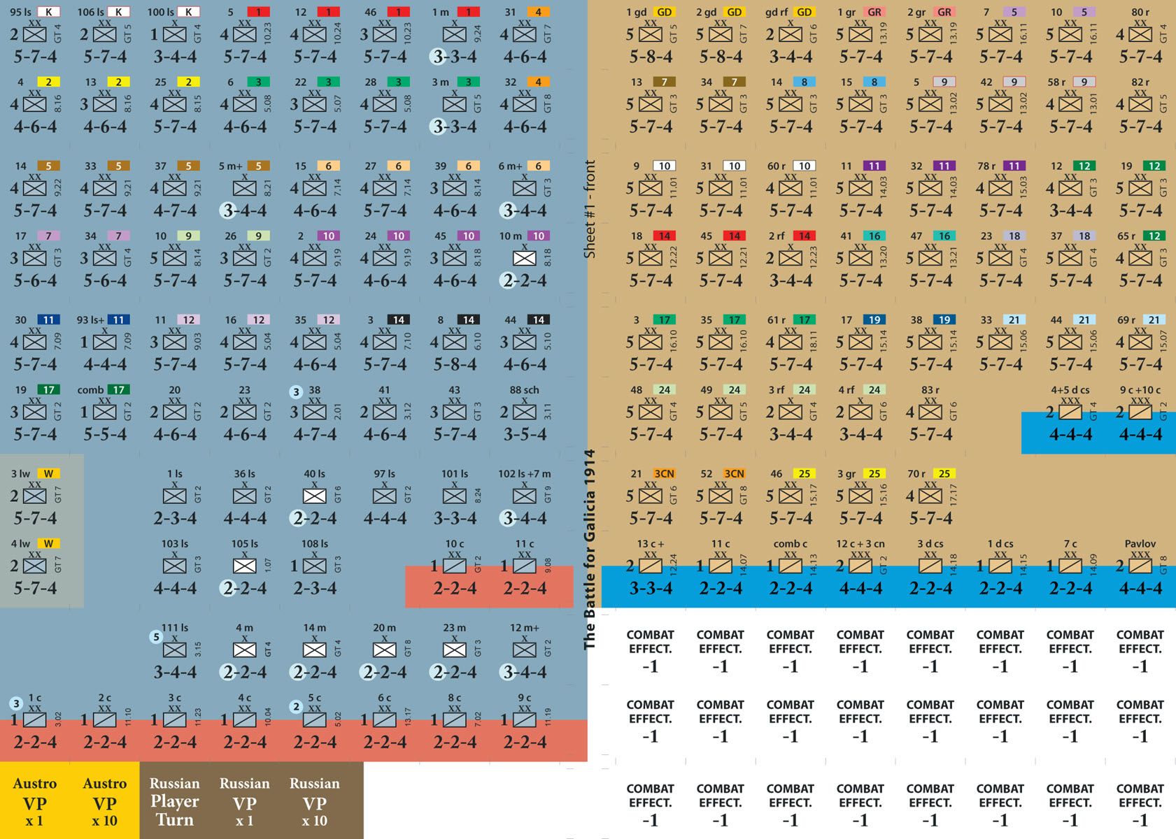 Compass Games Paper Wars Issue 97: Battle for Galicia - obrázek 4