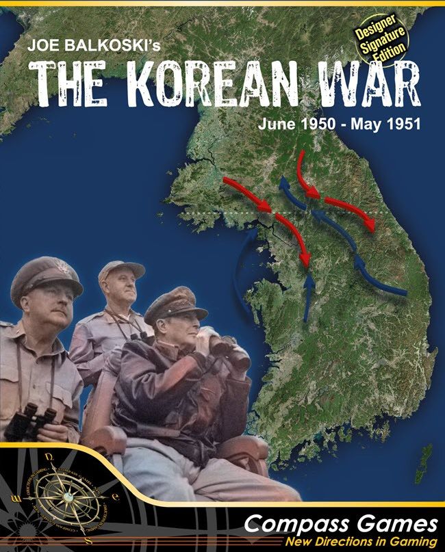 Compass Games The Korean War: June 1950 – May 1951 Designer Signature Edition - obrázek 1