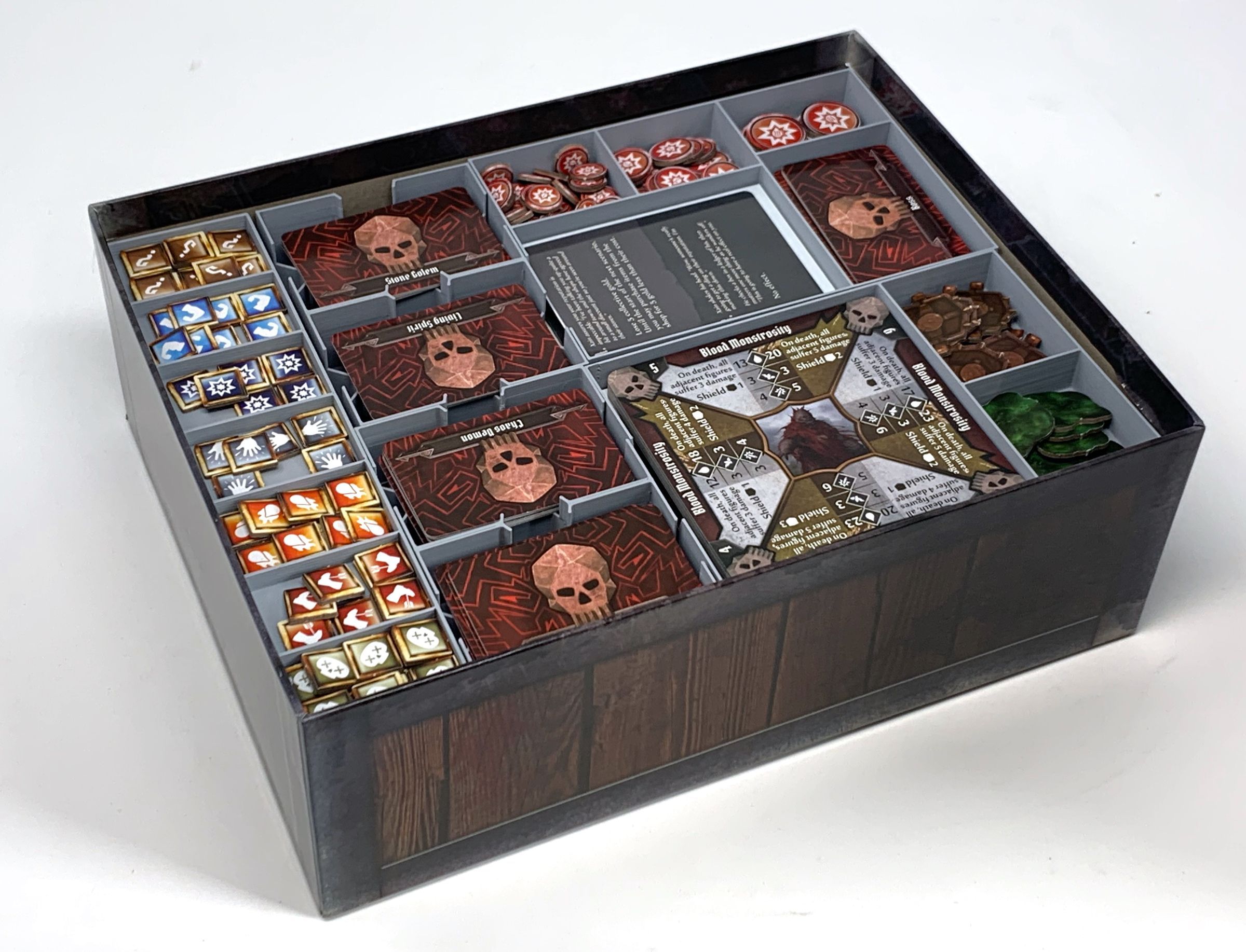 Insert Feldherr Organizer + foam tray for Gloomhaven: Jaws of the Lion - board game box - obrázek 1