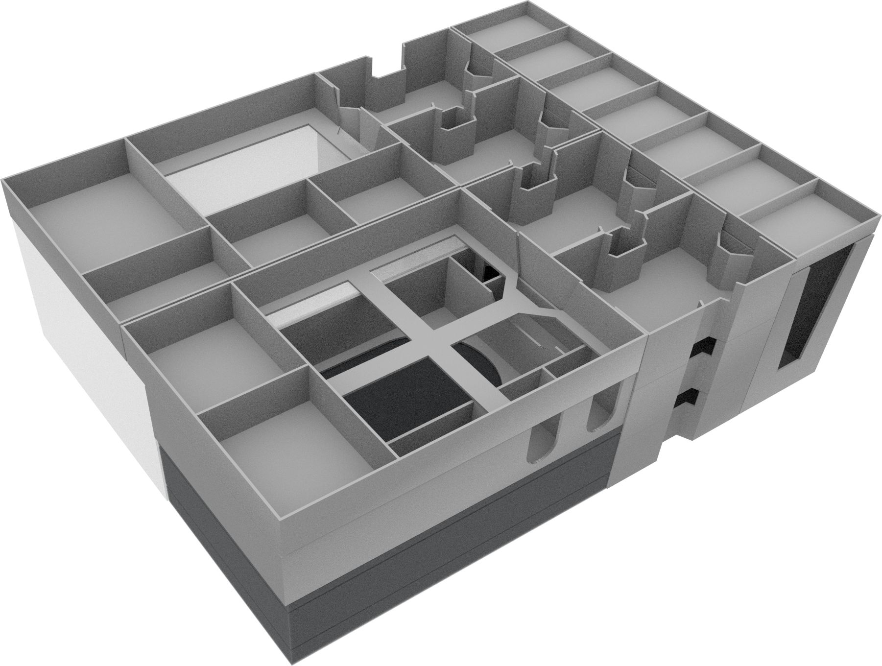 Insert Feldherr Organizer + foam tray for Gloomhaven: Jaws of the Lion - board game box - obrázek 2