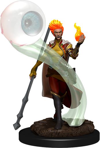 WizKids D&D Icons of the Realms Premium Figures: Fire Genasi Wizard Female - obrázek 1