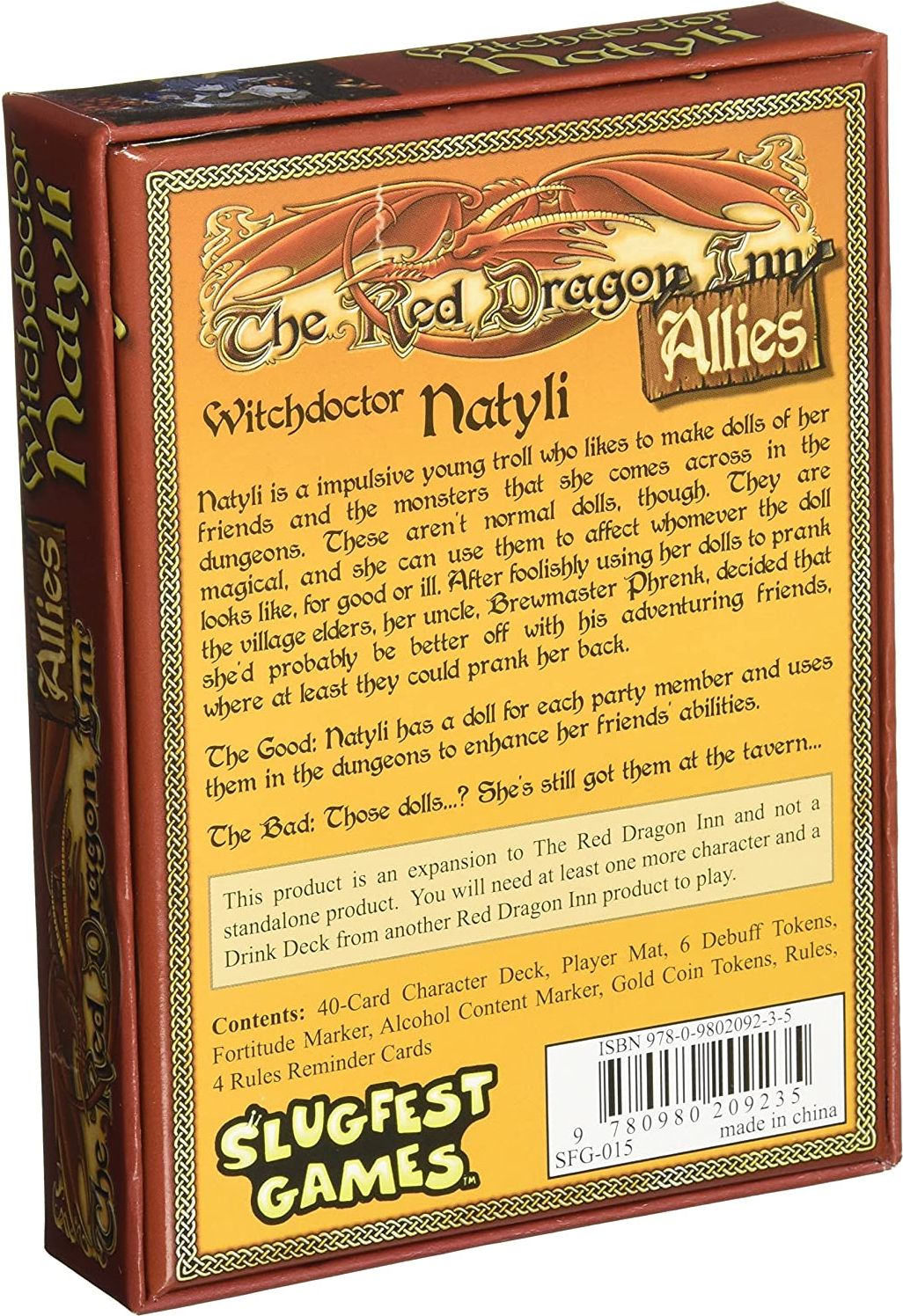 Slug Fest Games Red Dragon Inn: Allies - Witchdoctor Natyli - obrázek 2