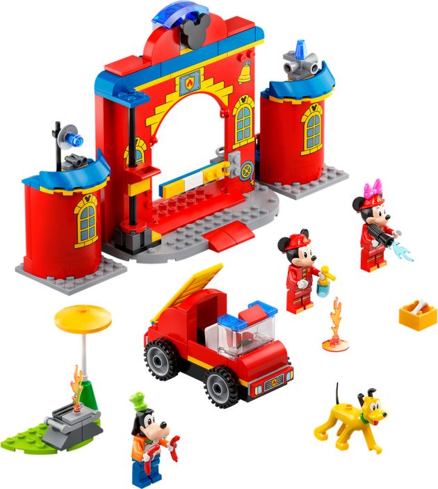 LEGO Hasičská stanice a auto Mickeyho a přátel 10776 - obrázek 3