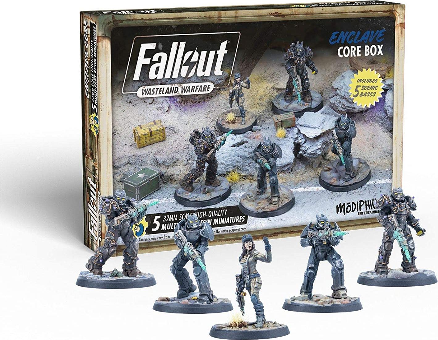 Modiphius Entertainment Fallout: Wasteland Warfare - Enclave: Core Box - obrázek 1