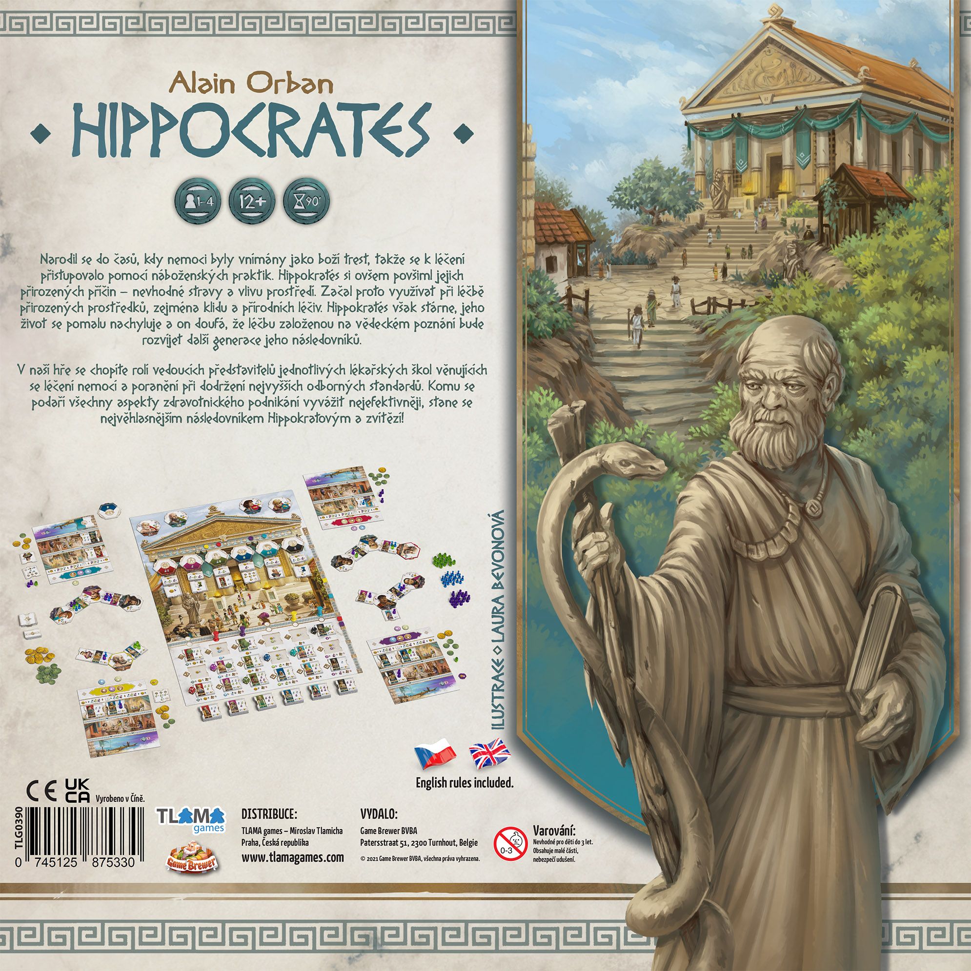 TLAMA games Hippocrates CZ+EN - obrázek 3
