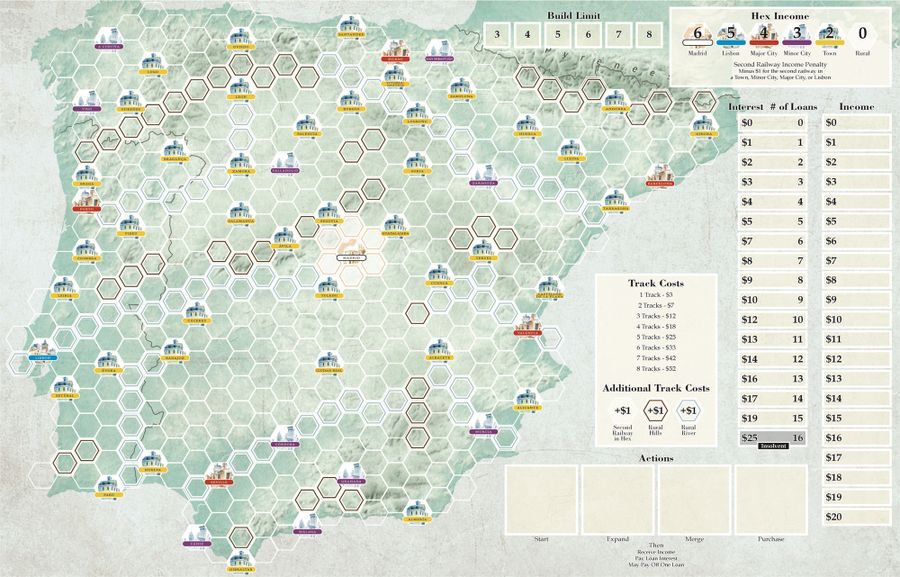 Rio Grande Games Iberian Railways - obrázek 2