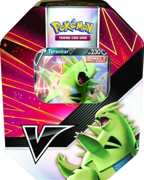 Nintendo Pokémon TCG: V Strikers Tin (Tyranitar V / Empoleon V) Varianta: Pokémon Summer 2021 V Strikers Tin - Empoleon V - obrázek 3