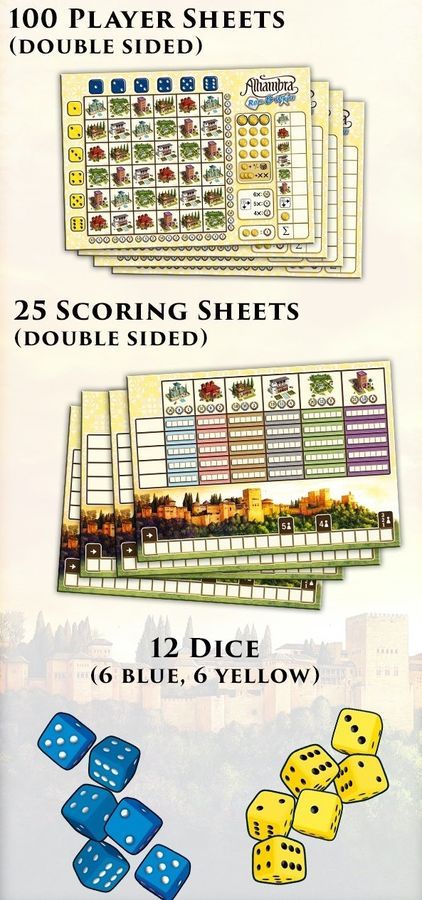Queen games Alhambra Roll & Write - obrázek 2