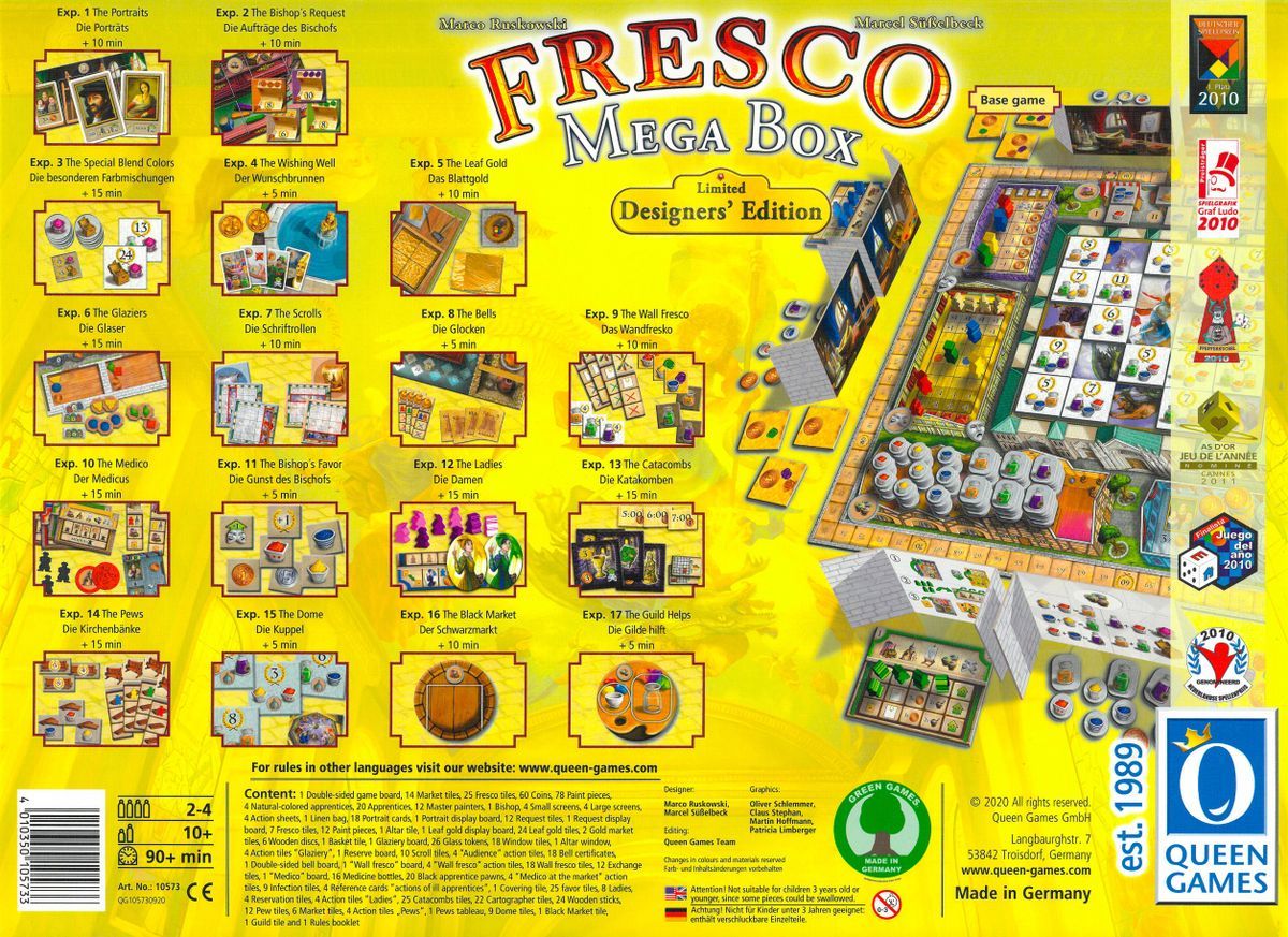 Queen games Fresco Mega Box - obrázek 2