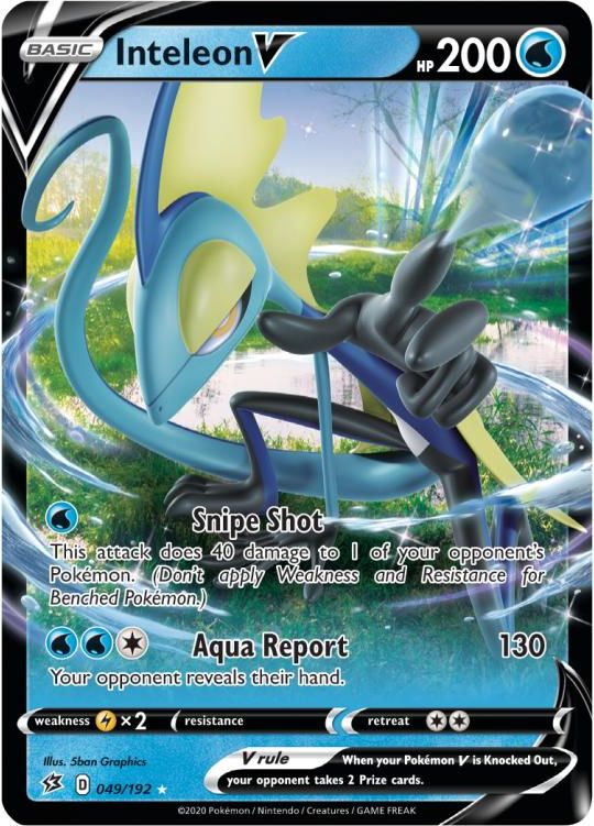 Nintendo Pokémon TCG: League Battle Deck - Inteleon VMax - obrázek 2