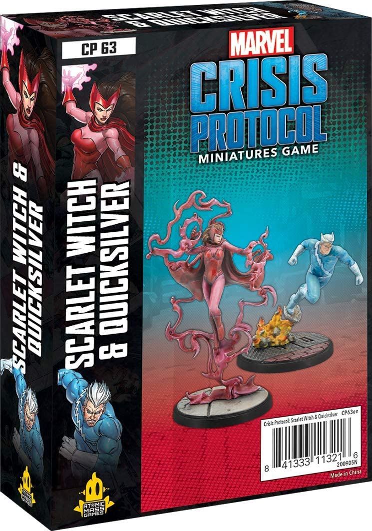 Atomic Mass Games Marvel Crisis Protocol: Scarlet Witch & Quicksilver Character Pack - obrázek 1