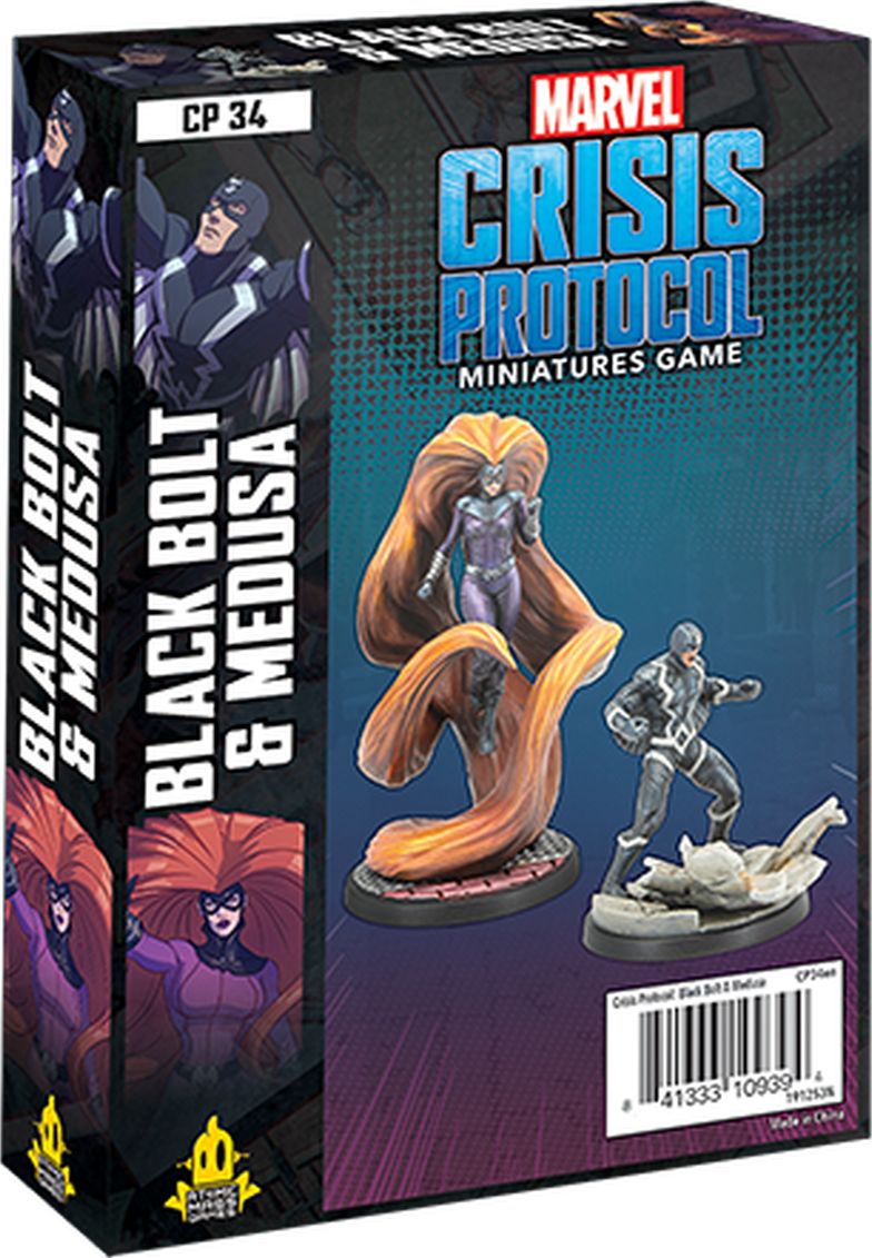 Atomic Mass Games Marvel Crisis Protocol: Black Bolt & Medusa - obrázek 1