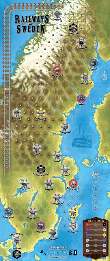 Eagle-Gryphon Games Railways of Sweden - obrázek 2