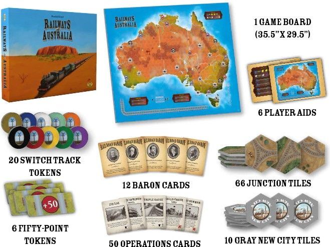 Eagle-Gryphon Games Railways of Australia - obrázek 2