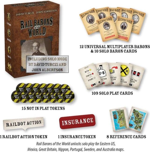 Eagle-Gryphon Games Rail Barons of the World - obrázek 2