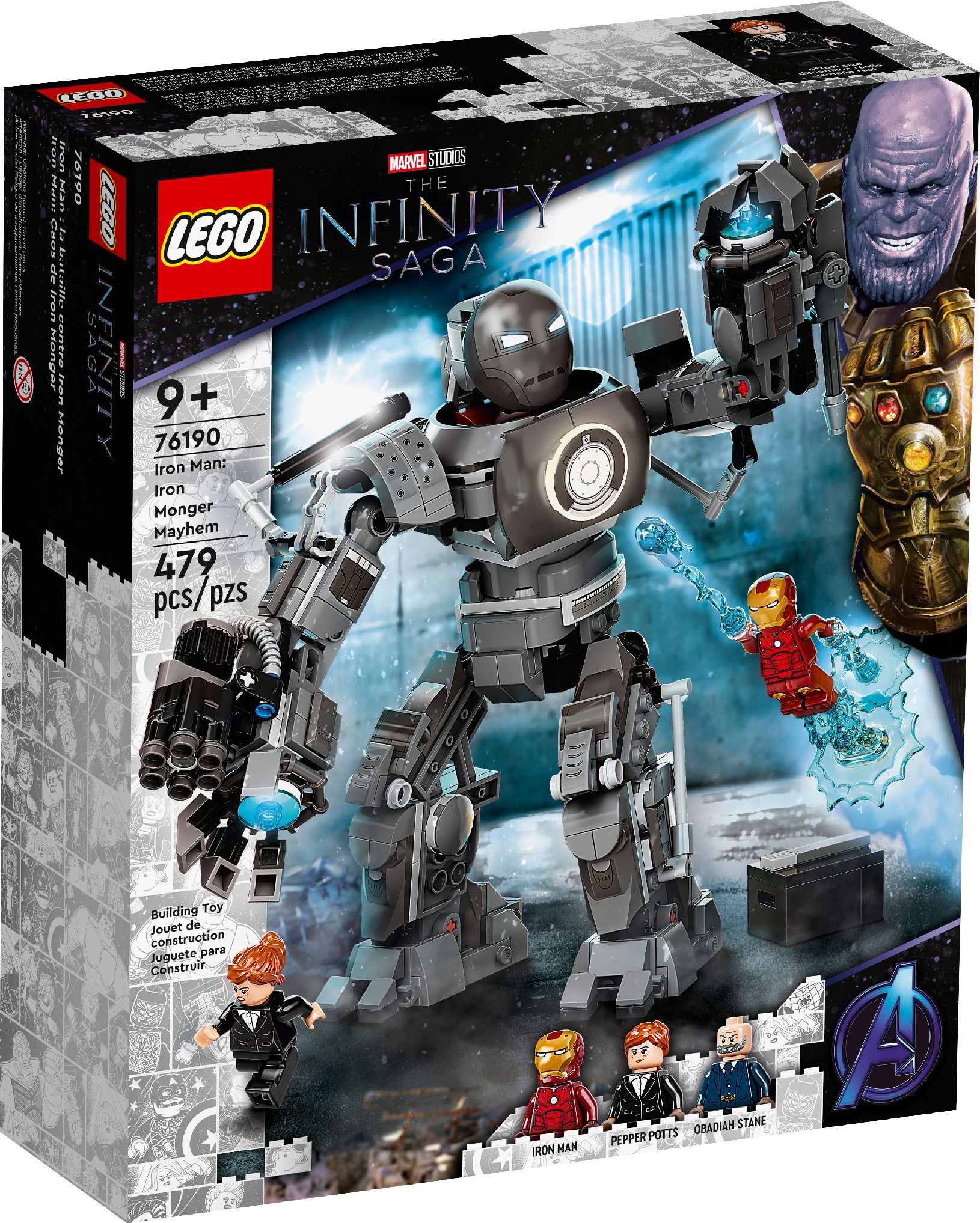 LEGO Iron Man: běsnění Iron Mongera 76190 - obrázek 1