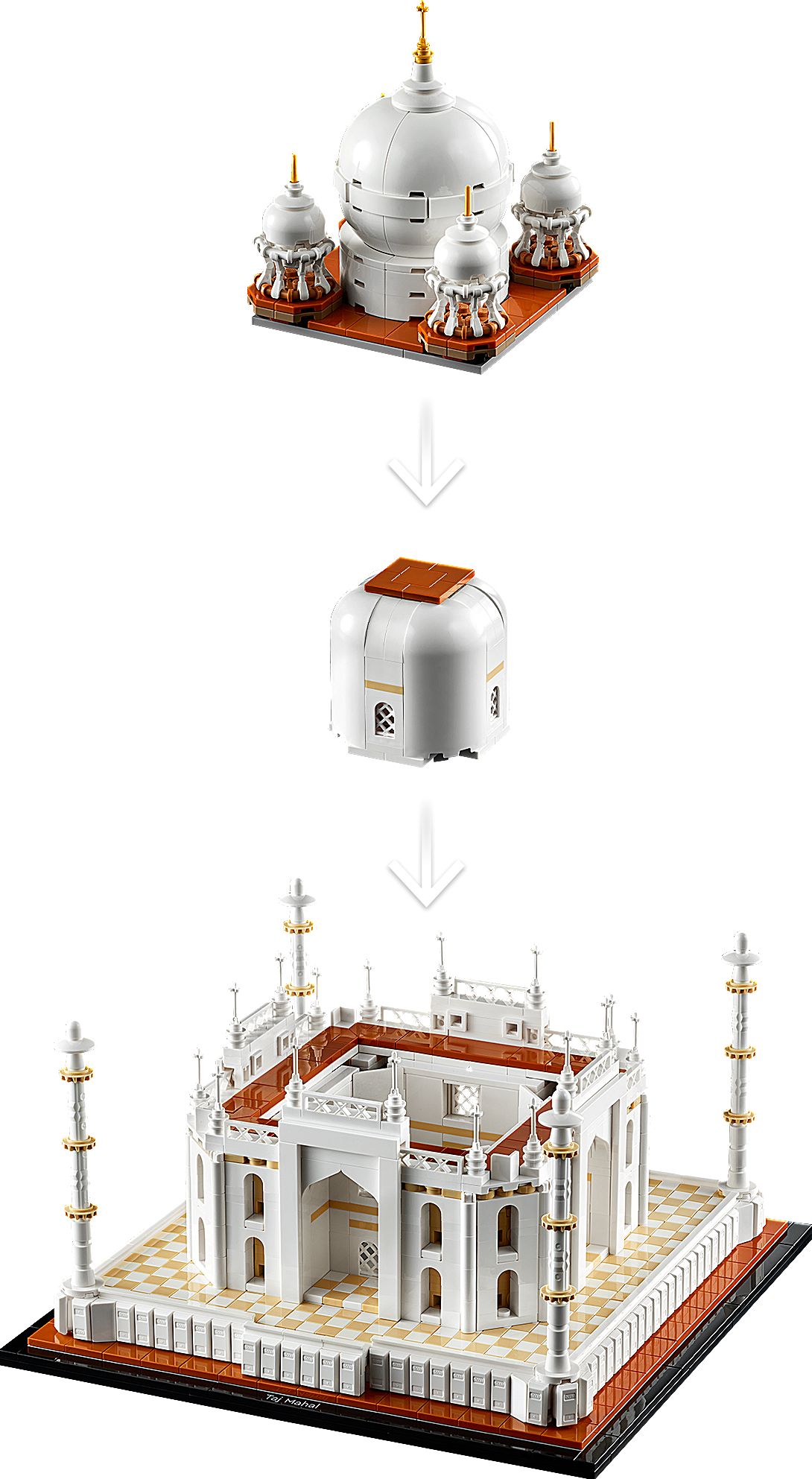 LEGO Tádž Mahal 21056 - obrázek 7