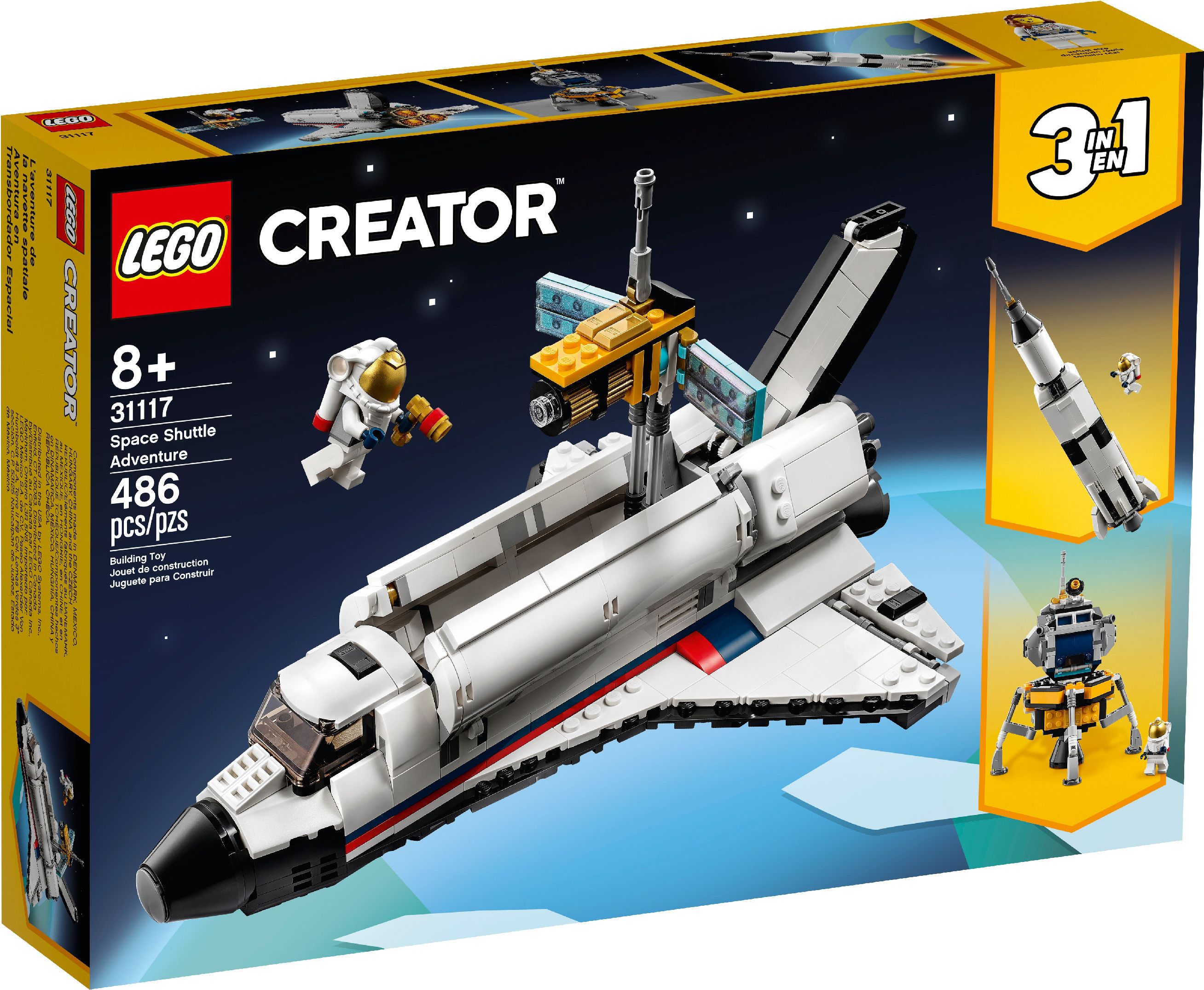 LEGO Vesmírné dobrodružství s raketoplánem 31117 - obrázek 1
