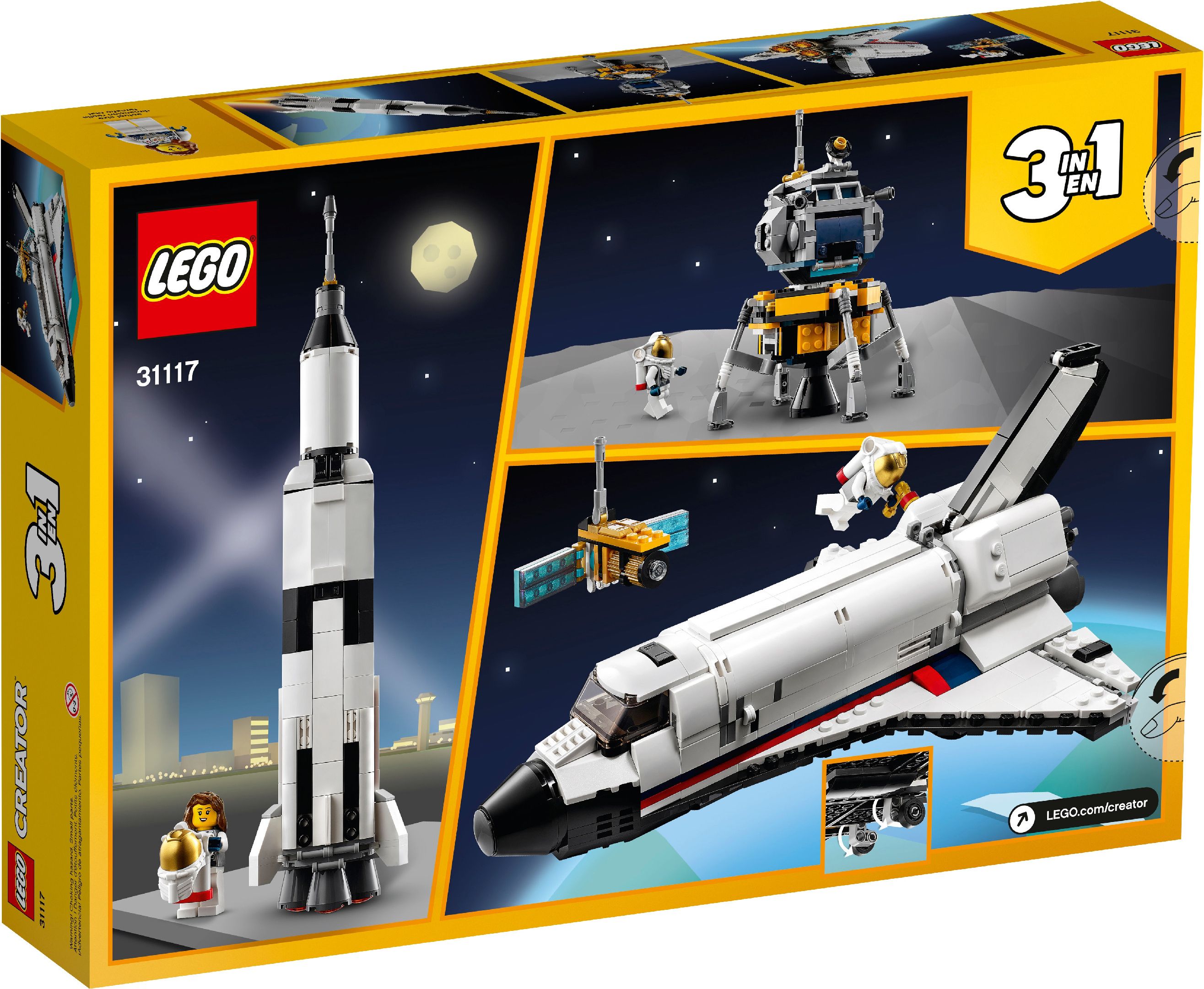 LEGO Vesmírné dobrodružství s raketoplánem 31117 - obrázek 4