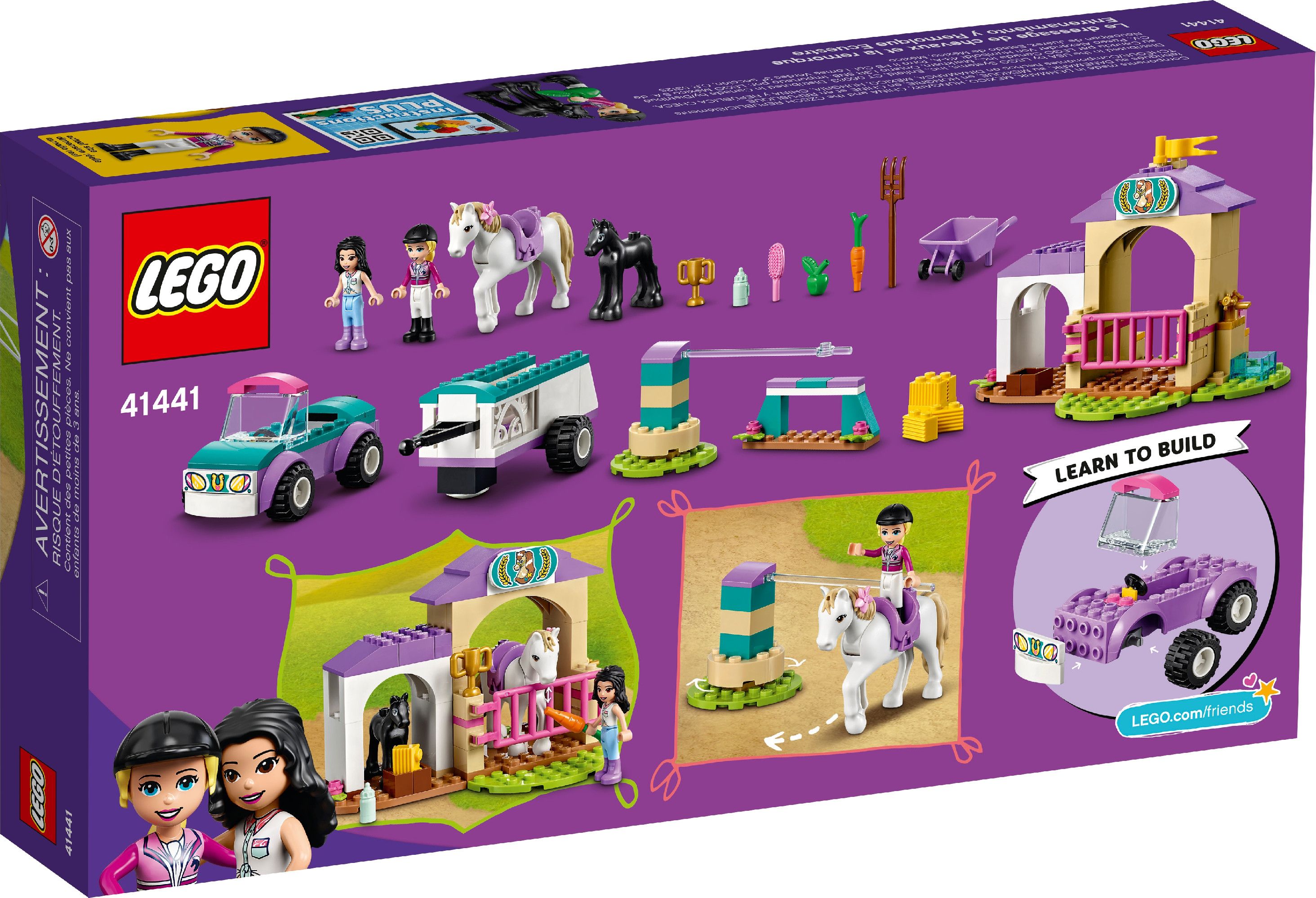 LEGO Auto s přívěsem a výcvik koníka 41441 - obrázek 13