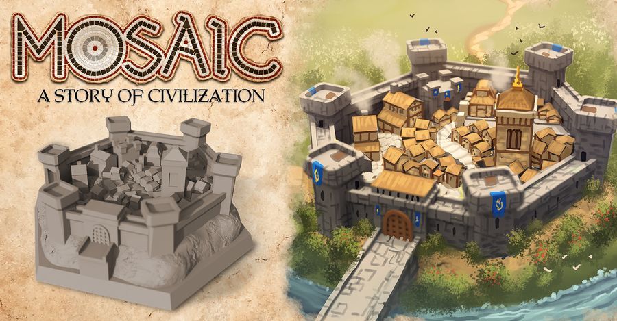 Forbidden Games Mosaic - A Story of Civilization Deluxe (Colossus Pledge) - obrázek 3