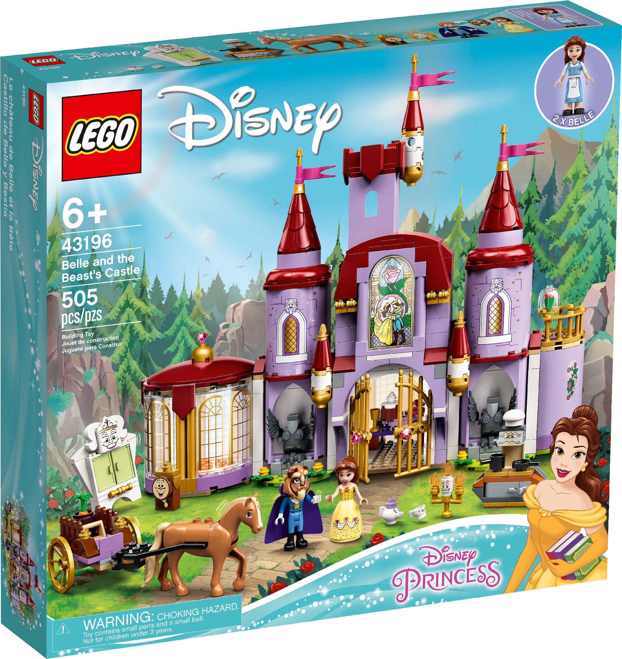 LEGO Zámek Krásky a zvířete 43196 - obrázek 1