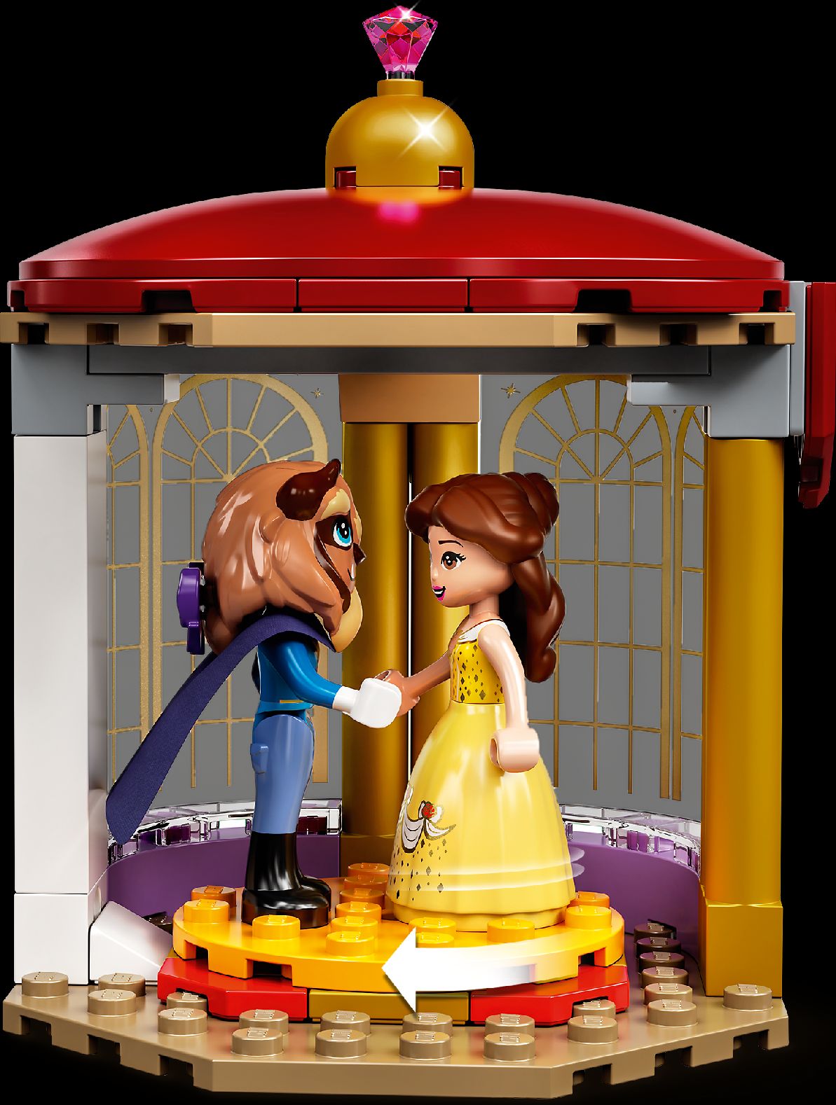 LEGO Zámek Krásky a zvířete 43196 - obrázek 4