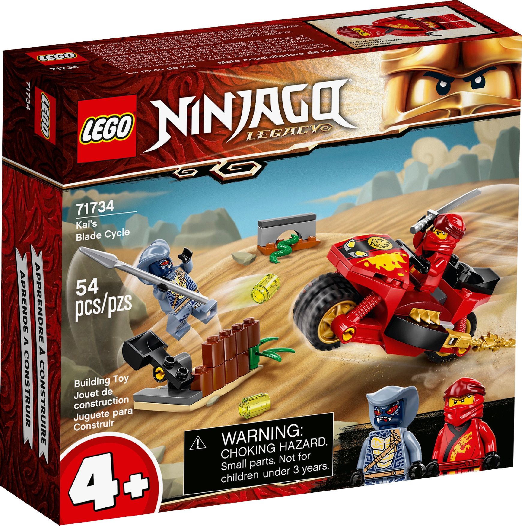 LEGO Kaiova motorka s čepelemi 71734 - obrázek 1