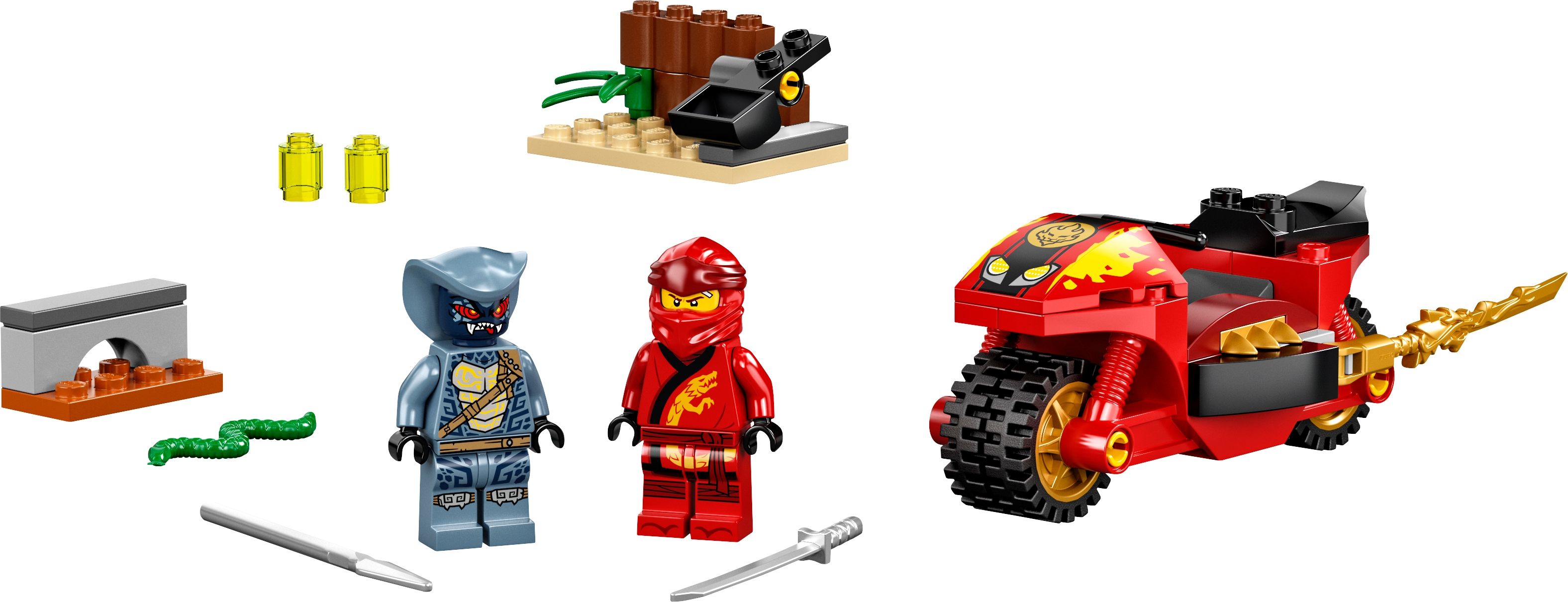 LEGO Kaiova motorka s čepelemi 71734 - obrázek 2