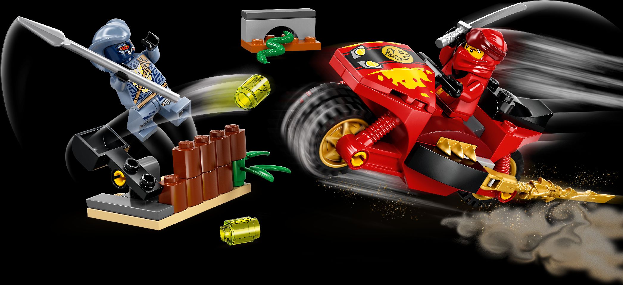 LEGO Kaiova motorka s čepelemi 71734 - obrázek 4