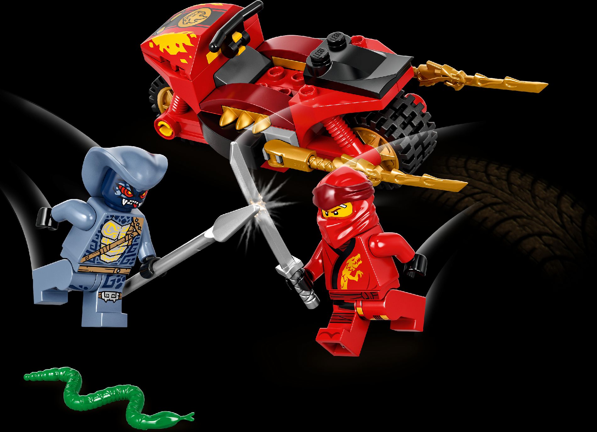 LEGO Kaiova motorka s čepelemi 71734 - obrázek 6