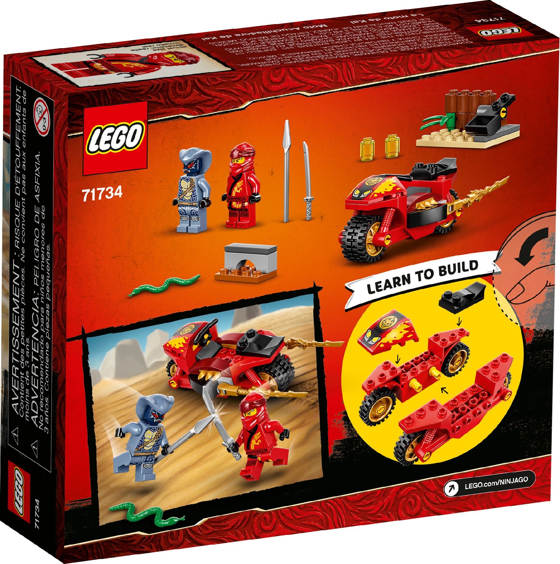 LEGO Kaiova motorka s čepelemi 71734 - obrázek 7