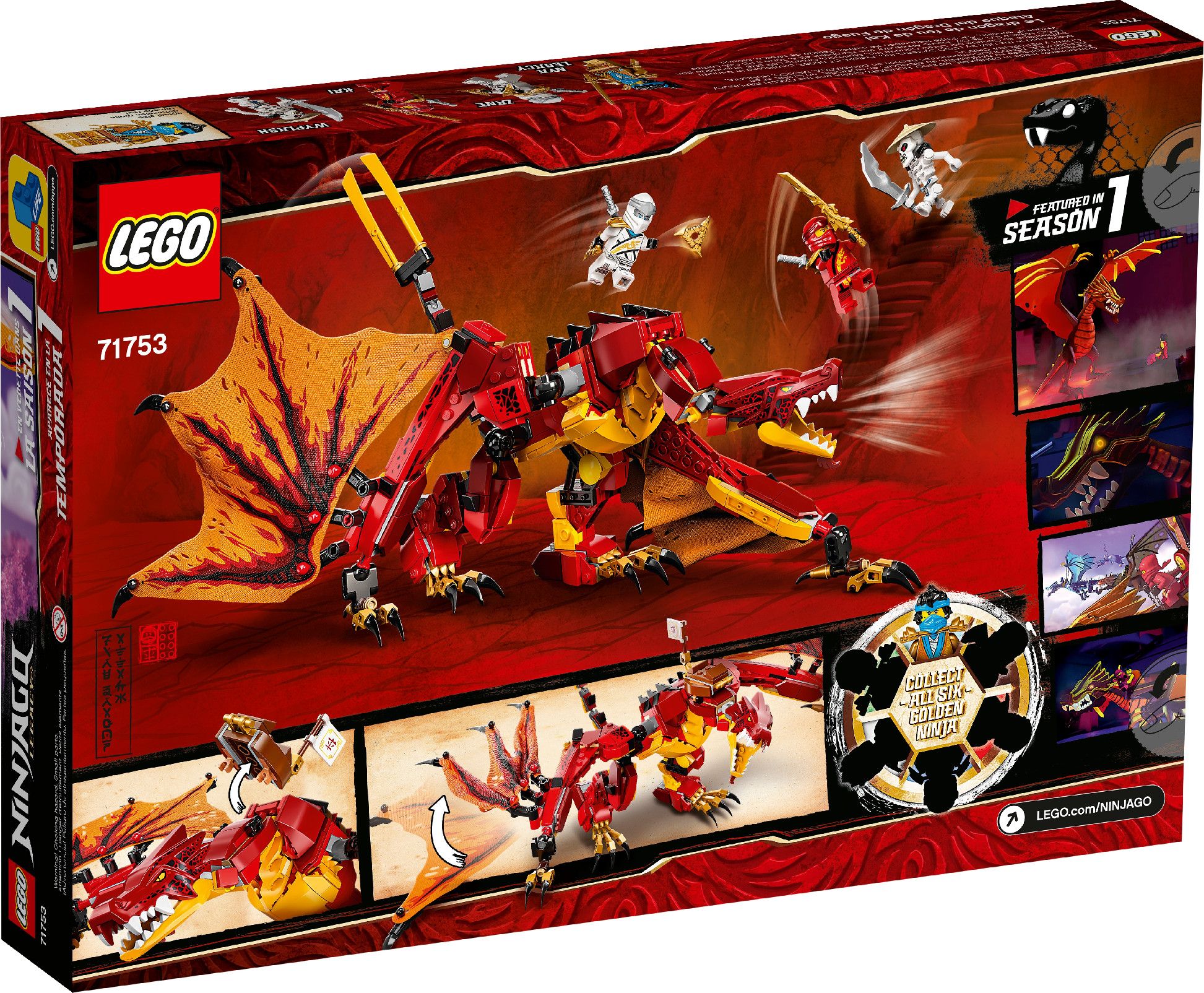 LEGO Útok ohnivého draka 71753 - obrázek 5