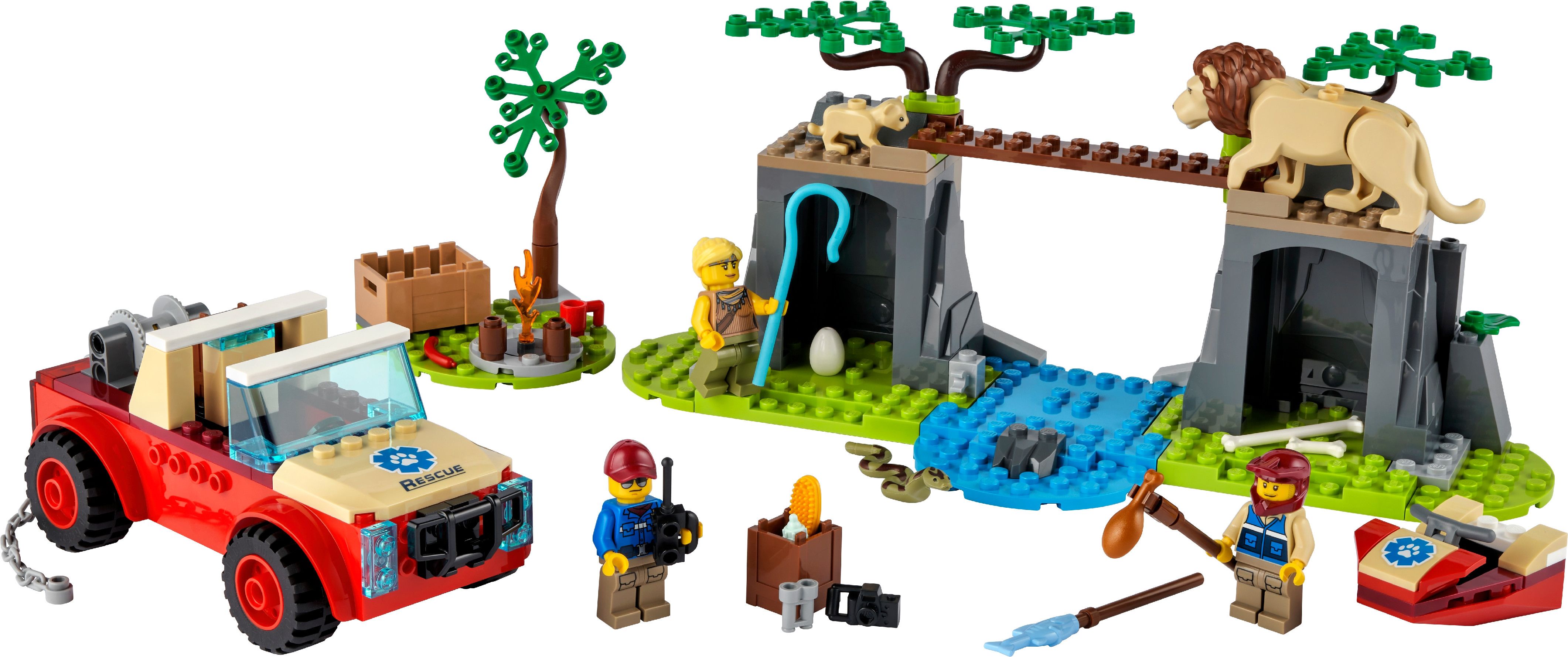 LEGO Záchranářský teréňák do divočiny 60301 - obrázek 2