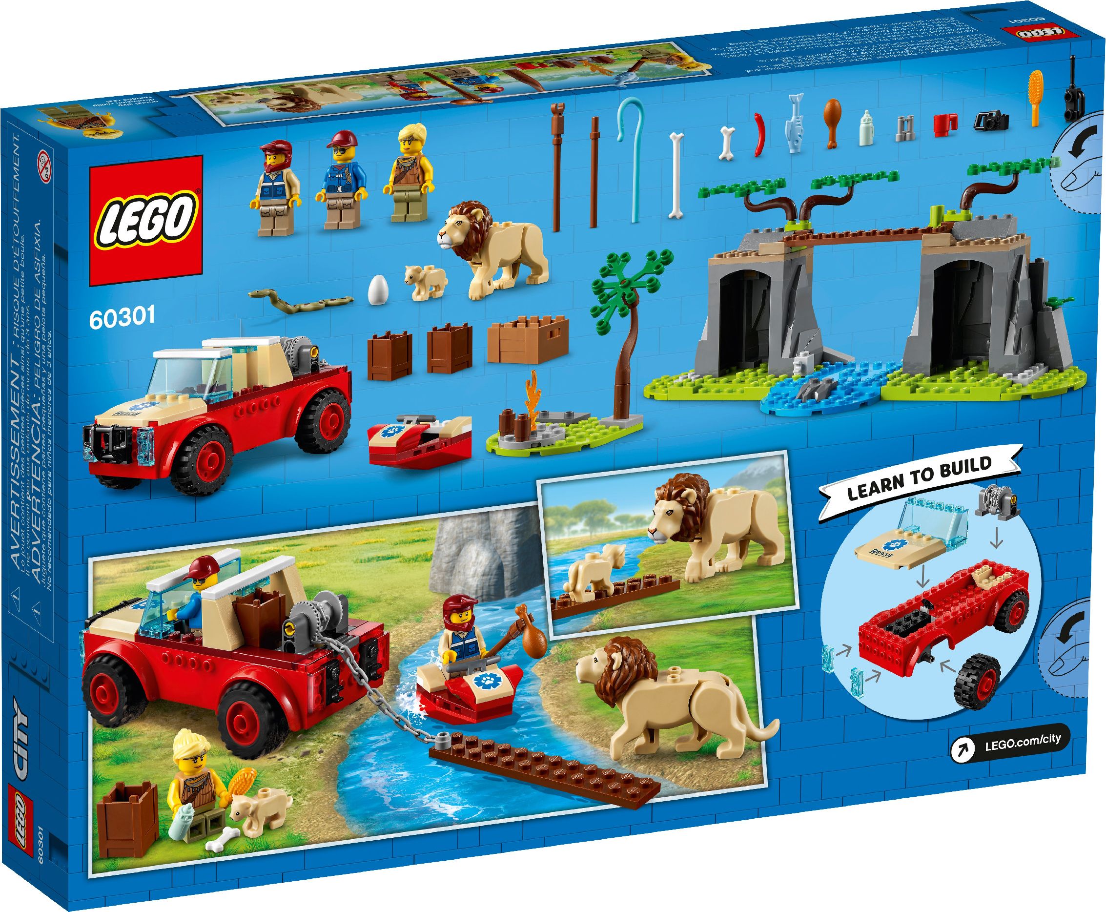 LEGO Záchranářský teréňák do divočiny 60301 - obrázek 3